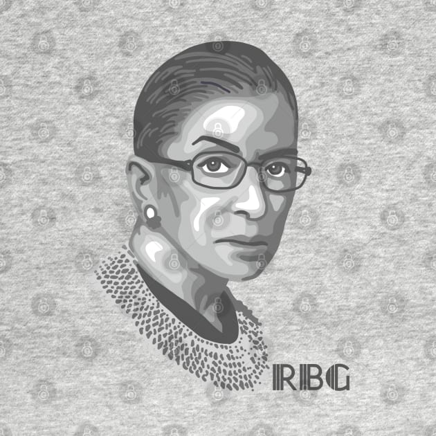 Ruth Bader Ginsburg Portrait and Quote by Slightly Unhinged